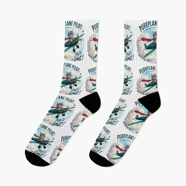 Item preview, Purrplane Pilot: Sky’s the Limit! | Adventure Cat Aviation Design designed and sold by bannzy.