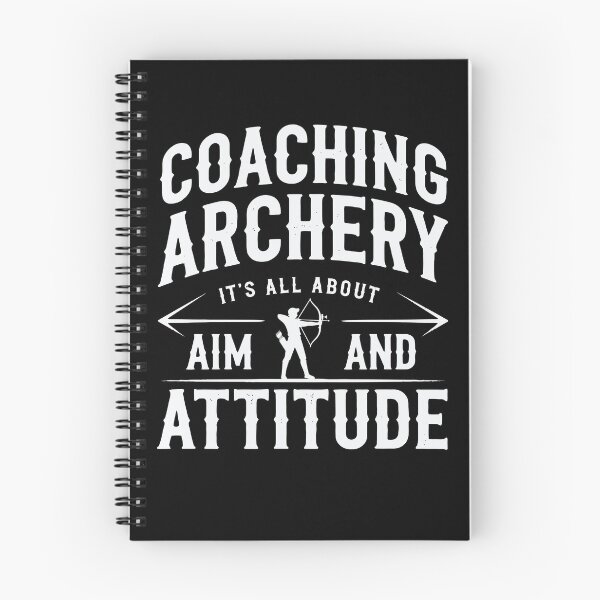 Item preview, Archery Coach Aim And Attitude designed and sold by tmerchtrends.