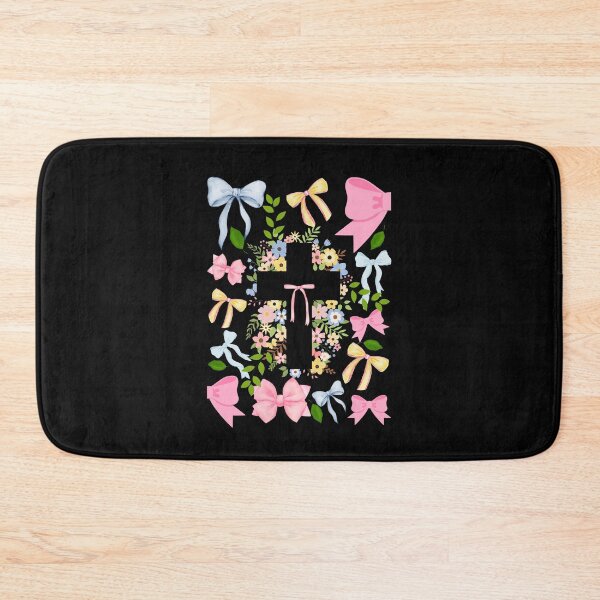 Item preview, Cross In Flowers And Bows designed and sold by Jesusandu2.