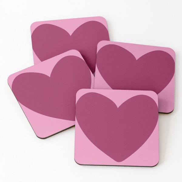 Item preview, ROSE COLOURED HEART PATTERN designed and sold by LiveSickDieIll.