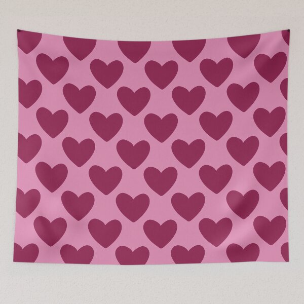 Item preview, ROSE COLOURED HEART PATTERN designed and sold by LiveSickDieIll.