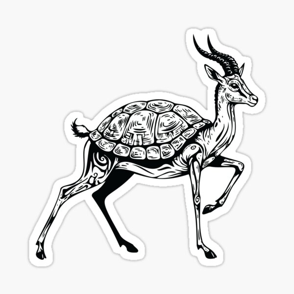 Item preview, Gazelle Shell Hybrid l LUSTIGES GESCHENK l Kinderkleidung designed and sold by Space Hyenas.