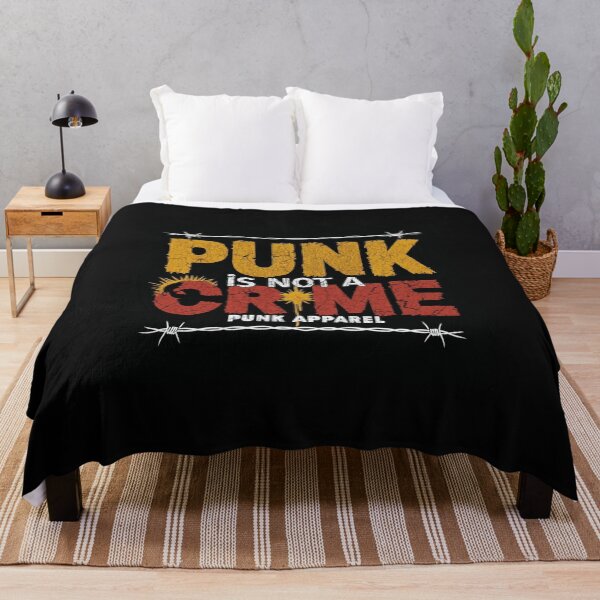 Item preview, "Punk Is Not a Crime" – Bold Rebellion & Alternative Counterculture Design designed and sold by Colorful-Garden.