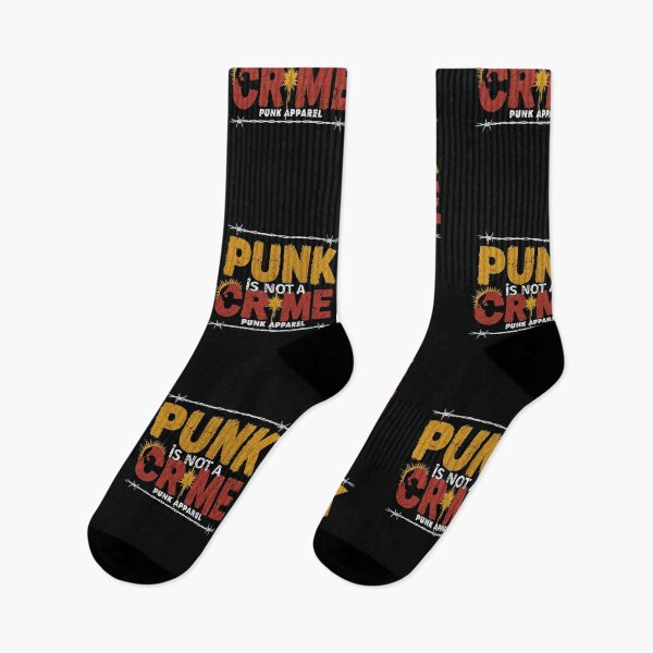 Item preview, "Punk Is Not a Crime" – Bold Rebellion & Alternative Counterculture Design designed and sold by Colorful-Garden.