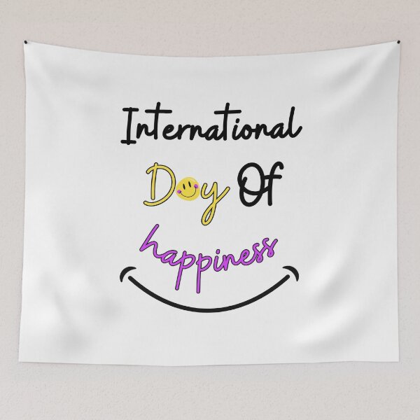 Item preview, International Day Of Happiness Shirt - Holiday designed and sold by SlocifieShop.
