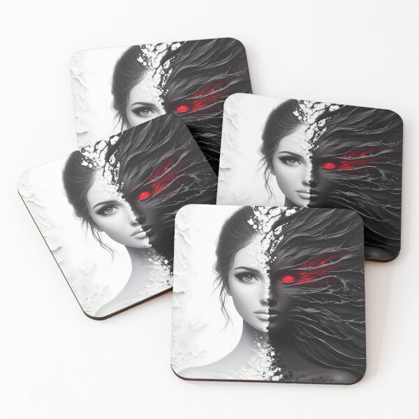 Item preview,  Duality--black and white designed and sold by GothicRubette.