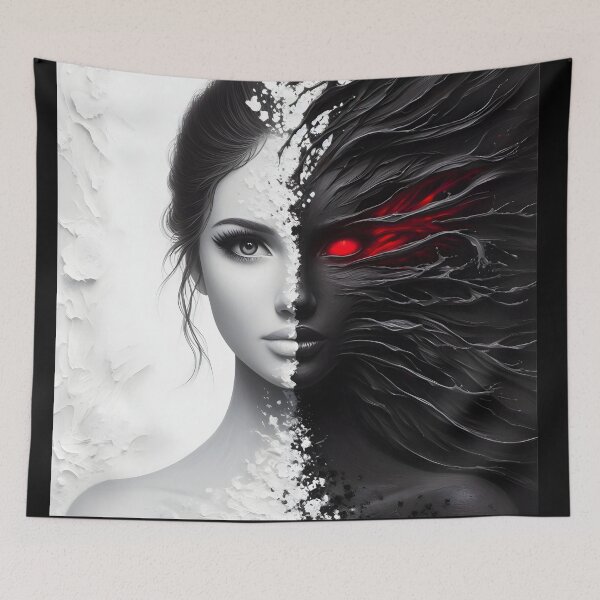 Item preview,  Duality--black and white designed and sold by GothicRubette.