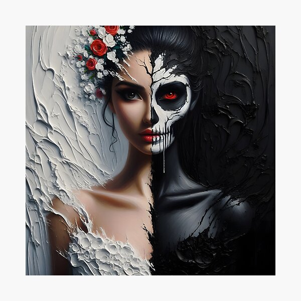 Item preview, Duality--black and white designed and sold by GothicRubette.