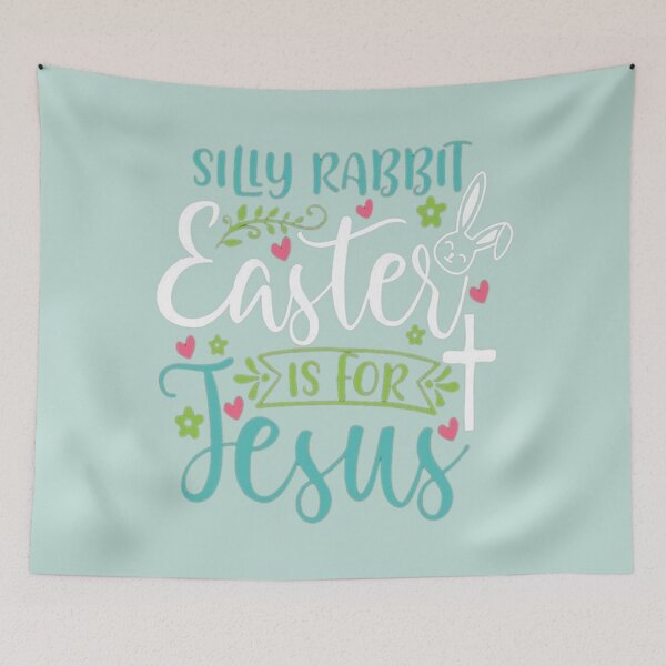 Item preview, Silly Rabbit Easter is For Jesus - Funny Quotes designed and sold by Vicky021.