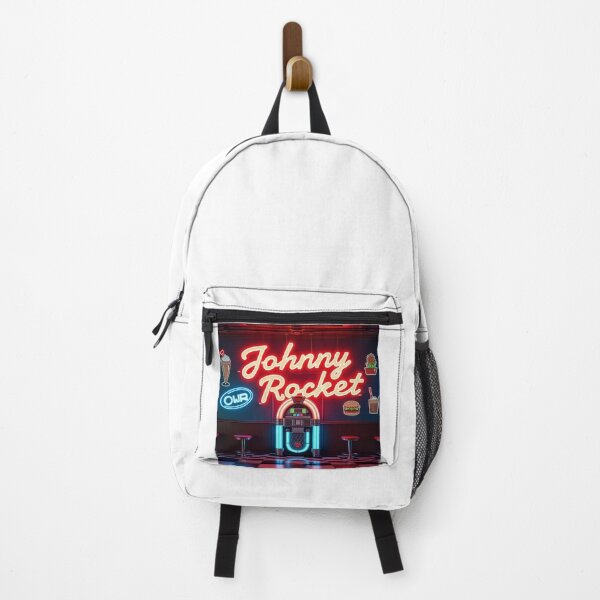 Item preview, Johnny Rocket Retro Neon Diner Sign – 1950s Vintage Aesthetic designed and sold by Srahul.