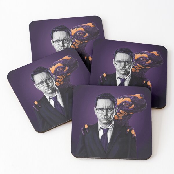 Item preview, Inside No 9 Reece Shearsmith Salamander Lizard designed and sold by AK-Hevonen.