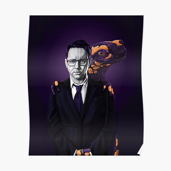 Inside No 9 Reece Shearsmith Salamander Lizard Poster