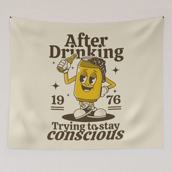 Item preview, After drinking. Beer can mascot character designed and sold by adipra.