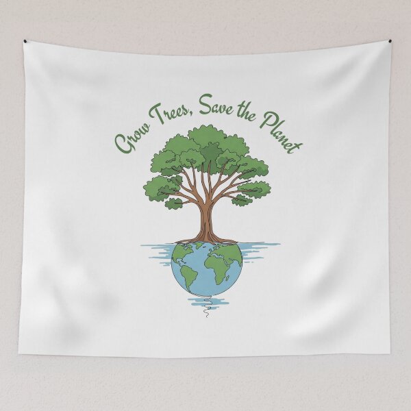Item preview, Grow Trees, Save the Planet – Eco-Friendly Earth Day Design designed and sold by InsightA.
