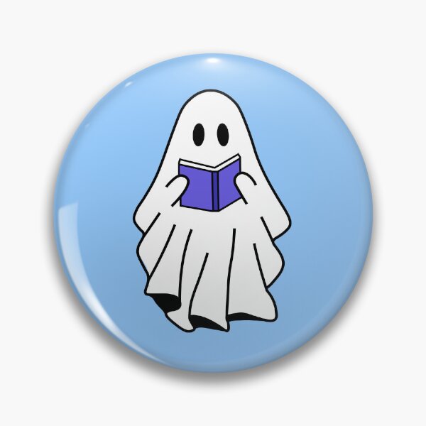 Item preview, Cutesy Ghost Reading designed and sold by Alyson Petrie.
