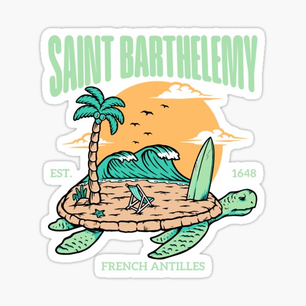 Aperçu de l'œuvre Antilles de Saint-Barthélemy créée et vendue par Peerless-Prime.