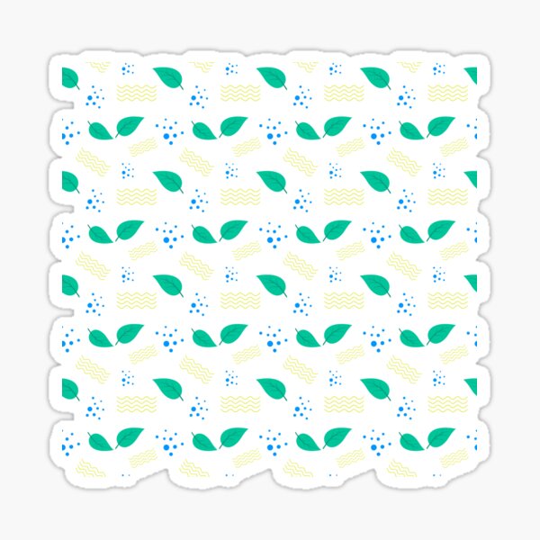 Organic Flow Seamless Pattern | Abstract Wavy Design Sticker