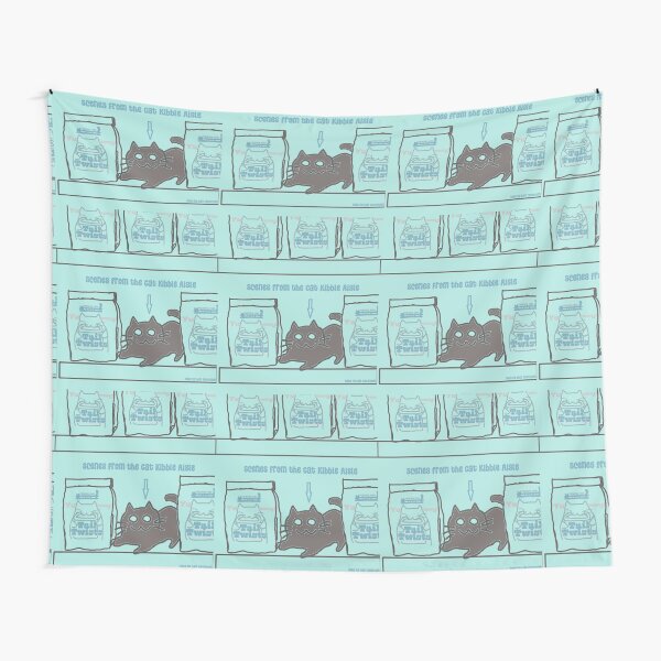Artikel-Vorschau von Neko no Hige-Kollektion: Szene in der Katzenfutterabteilung, designt und verkauft von nanaronnicoron.