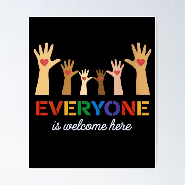 Item preview, Everyone Is Welcome Here Idaho Teacher designed and sold by hoverdesign.