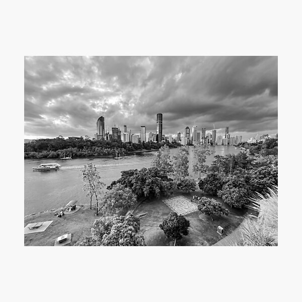 Item preview, Brisbane in Monochrome designed and sold by Aure50.