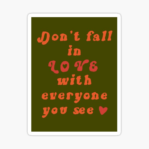 Item preview, DON'T FALL IN LOVE WITH EVERYONE YOU SEE - OKKERVIL RIVER designed and sold by LiveSickDieIll.