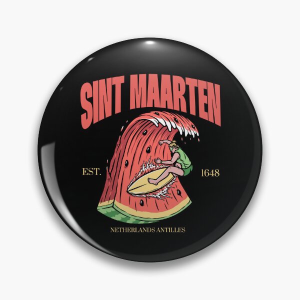 Item preview, Sint Maarten watermelon surf designed and sold by Peerless-Prime.