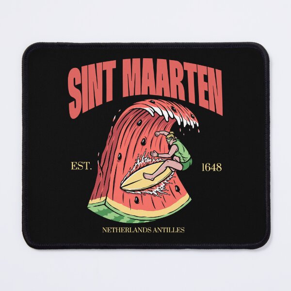 Item preview, Sint Maarten watermelon surf designed and sold by Peerless-Prime.