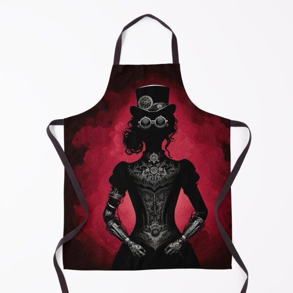 Item preview, Silhouette of a lady from the Victorian steampunk era designed and sold by VidyoeDesigns67.