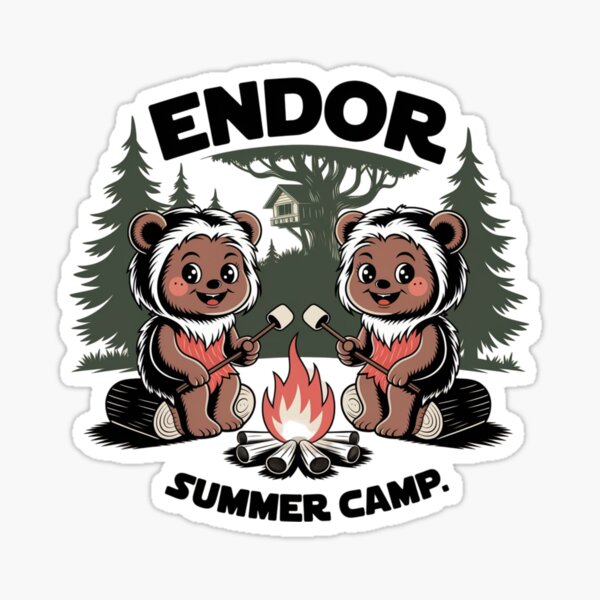 Vista previa del artículo con la obra «Campamento Endor», diseñado y vendido por ABOUZAKARIAE.