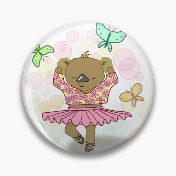 Item preview, Koala Ballerina Butterflies Bubbles designed and sold by Jaana Day.