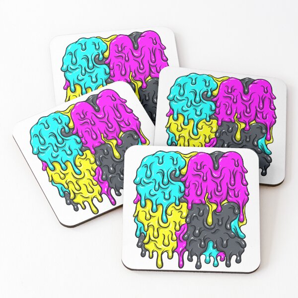 Item preview, Oozing Melting CMYK designed and sold by Omar-Ero.