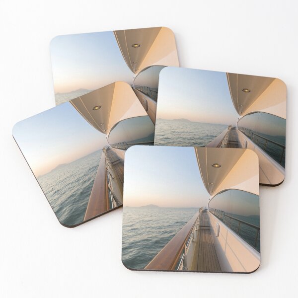 Item preview, Luxury Yacht Exterior Deck Seascape Phang Nga Bay Thailand designed and sold by Kevin Miller Photography.