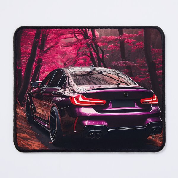 Item preview, Vibrant Autumn Scene With Sleek Sports Sedan In Motion designed and sold by RevUpDesign.
