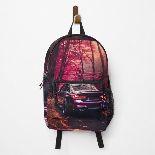 Item preview, Vibrant Autumn Scene With Sleek Sports Sedan In Motion designed and sold by RevUpDesign.