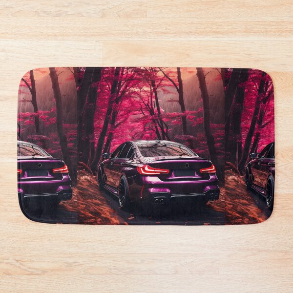 Item preview, Vibrant Autumn Scene With Sleek Sports Sedan In Motion designed and sold by RevUpDesign.