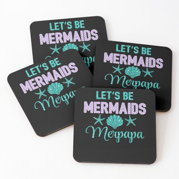 Item preview, Let's Be Mermaid Family Papa designed and sold by Kimberley King Art  King Art.