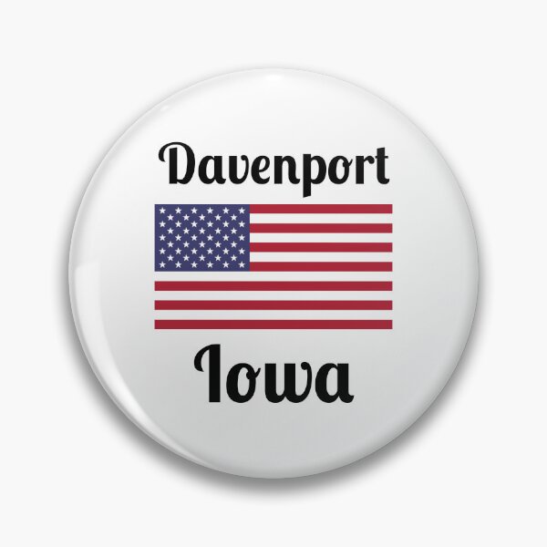 Item preview, Davenport Iowa - Stylish Prints, designed and sold by Fleetwood1994.