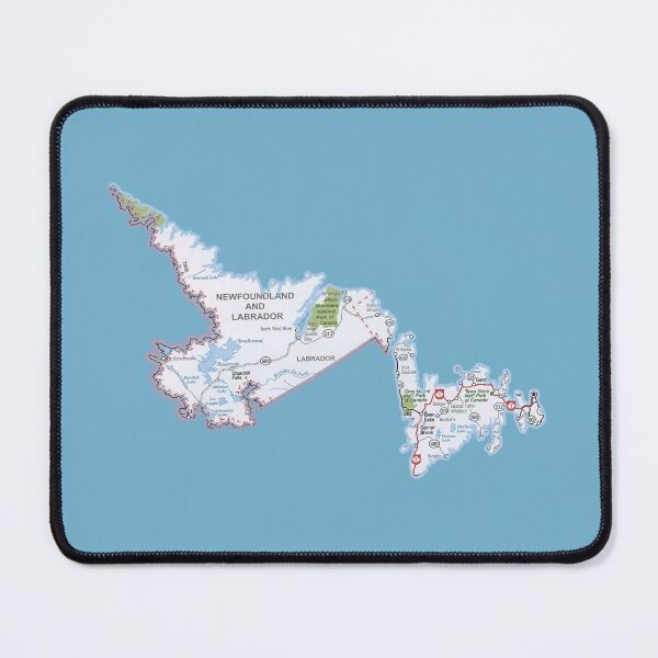 Aperçu de l'œuvre Feuilles de route de Terre-Neuve-et-Labrador créée et vendue par Havocgirl.