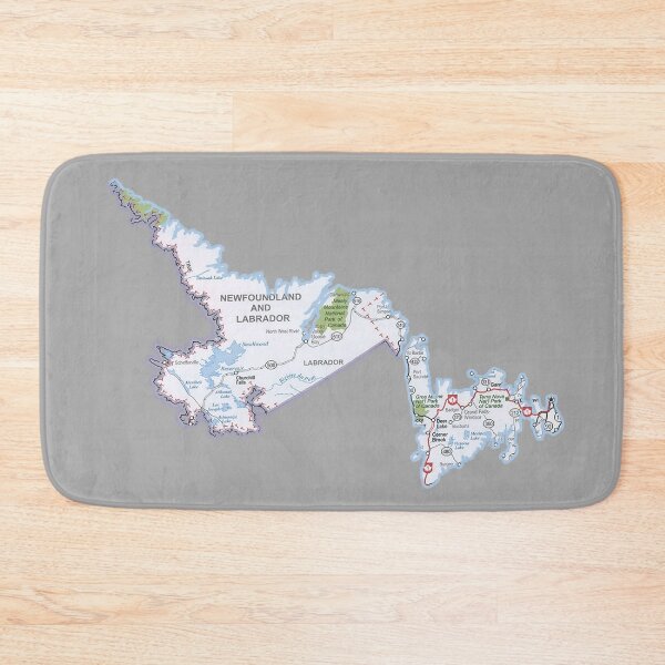 Item preview, Newfoundland & Labrador Roadmaps designed and sold by Havocgirl.