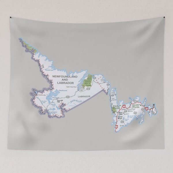 Item preview, Newfoundland & Labrador Roadmaps designed and sold by Havocgirl.
