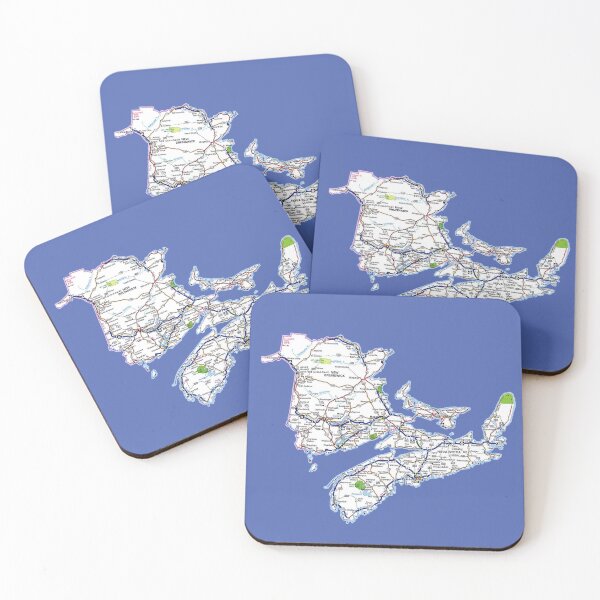 Item preview, New Brunswick & Nova Scotia Roadmaps designed and sold by Havocgirl.