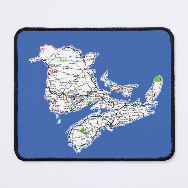 Item preview, New Brunswick & Nova Scotia Roadmaps designed and sold by Havocgirl.