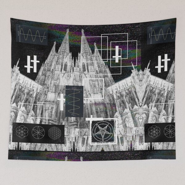 Item preview, Occult Cathedral Sacred Geometry Illustration designed and sold by JashJhaveri.