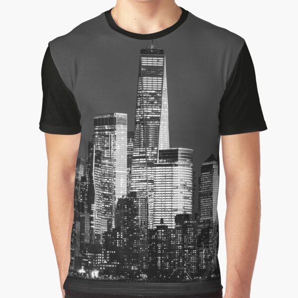 Item preview, Manhattan at Night – One World Observatory in Black and White designed and sold by Aure50.