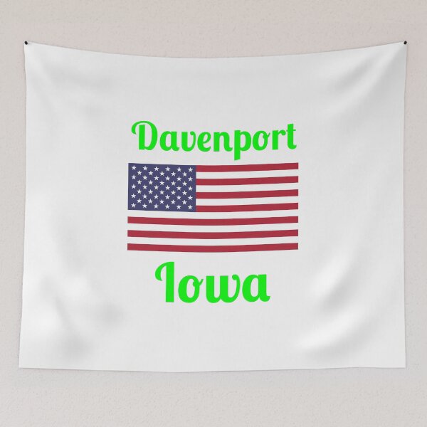 Item preview, Davenport Iowa - Stylish Prints, designed and sold by Fleetwood1994.