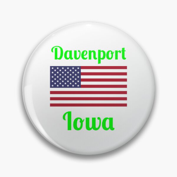 Item preview, Davenport Iowa - Stylish Prints, designed and sold by Fleetwood1994.