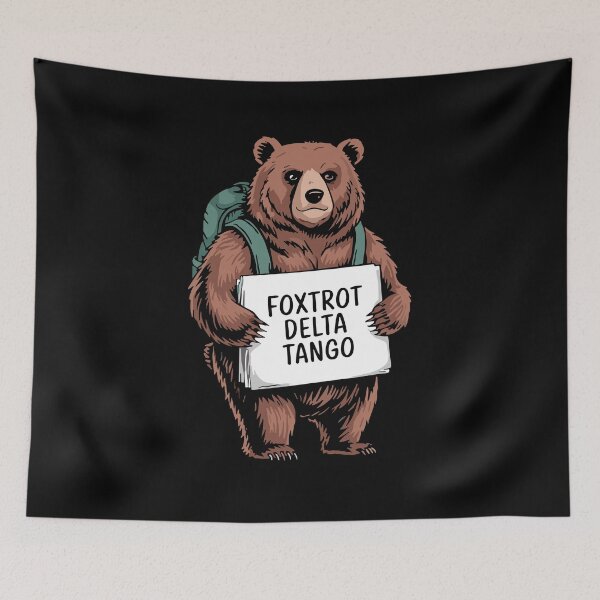 Item preview, foxtrot delta tango Bear designed and sold by Codychuter.