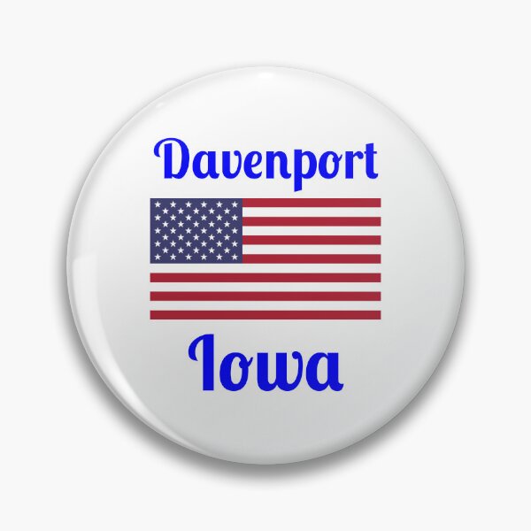 Item preview, Davenport Iowa - Stylish Prints, designed and sold by Fleetwood1994.