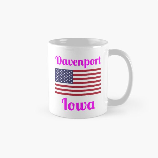 Artikelvorschau, Davenport Iowa – Stilvolle Drucke, entworfen und verkauft von Fleetwood1994.