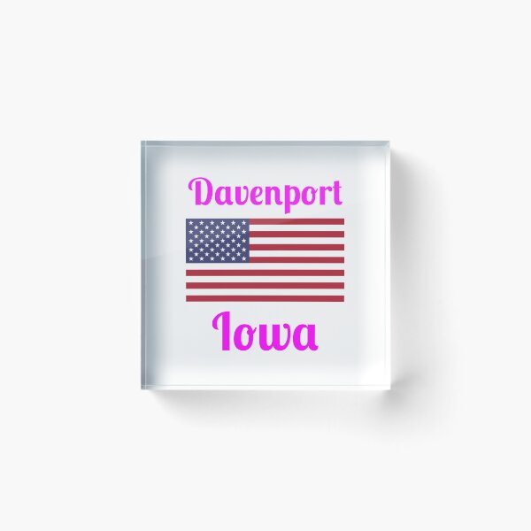 Item preview, Davenport Iowa - Stylish Prints, designed and sold by Fleetwood1994.